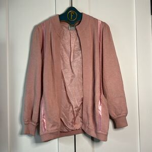 Vintage Macho Pink Tree made in Austria Cardigan Open Front - 10